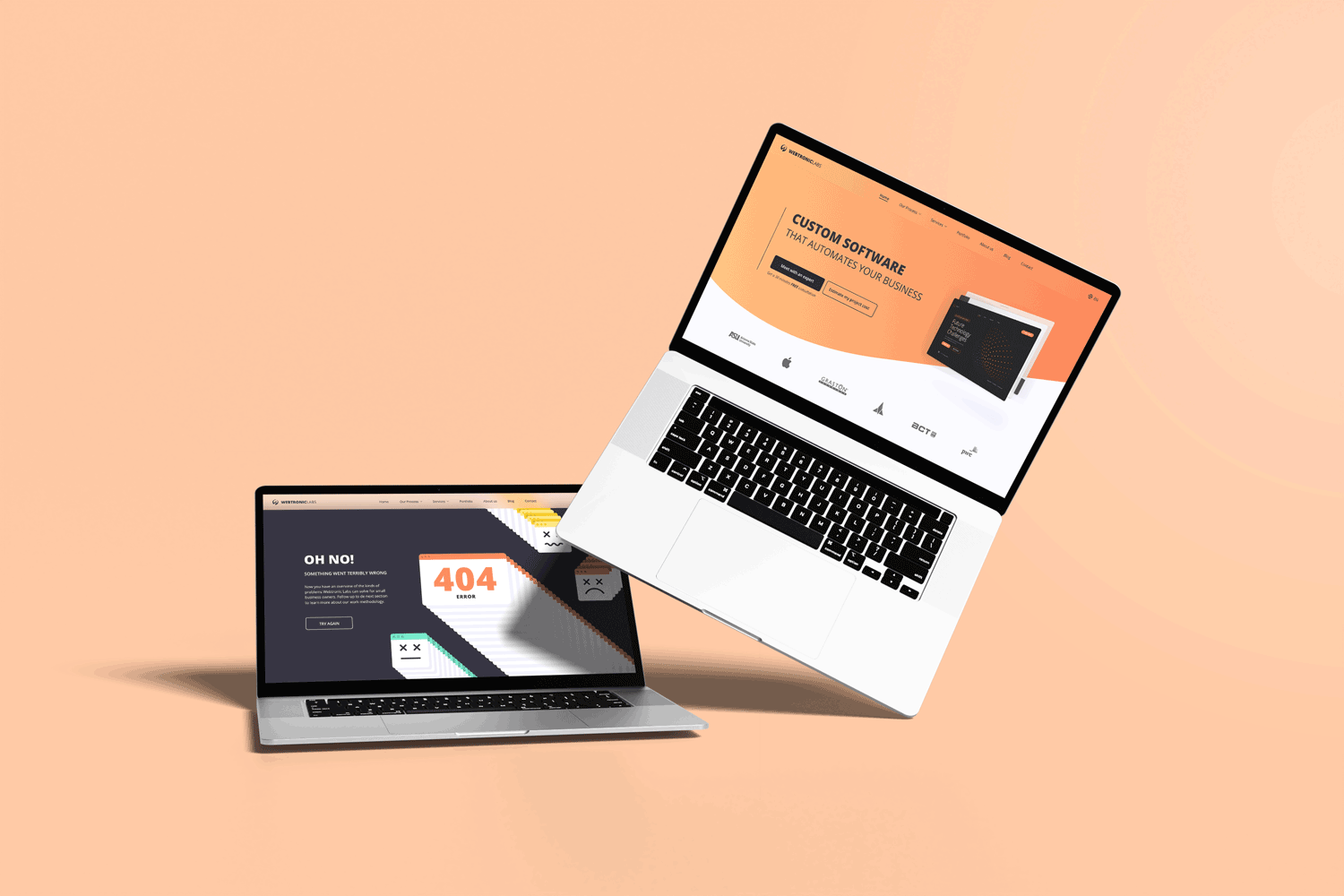 Webtronic Labs Website Design Project