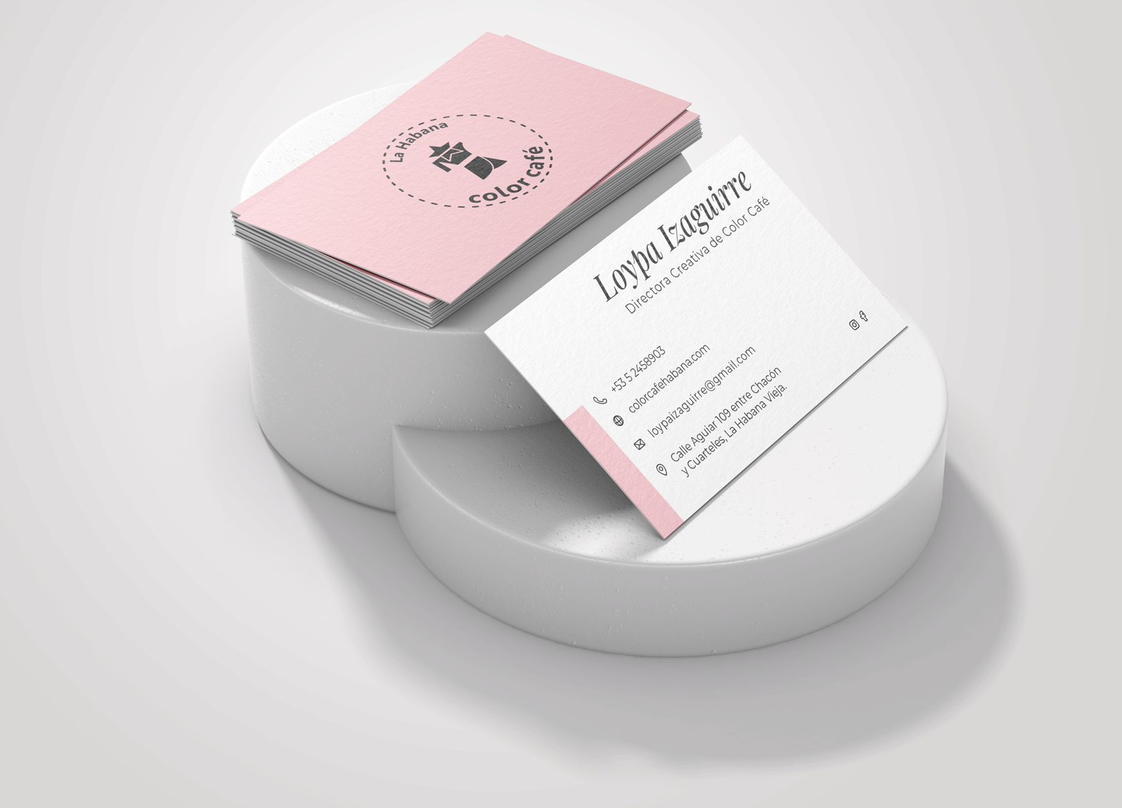 Color Café business cards